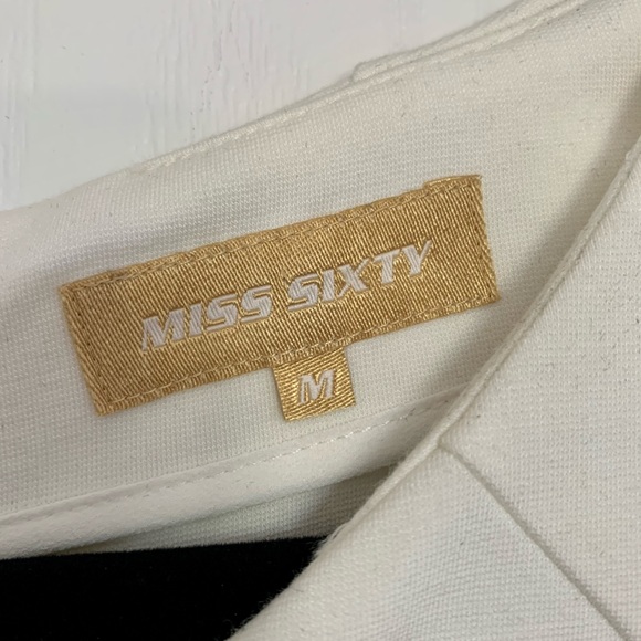 Miss Sixty White Ivory Simple Cocktail Dress - Picture 3 of 5